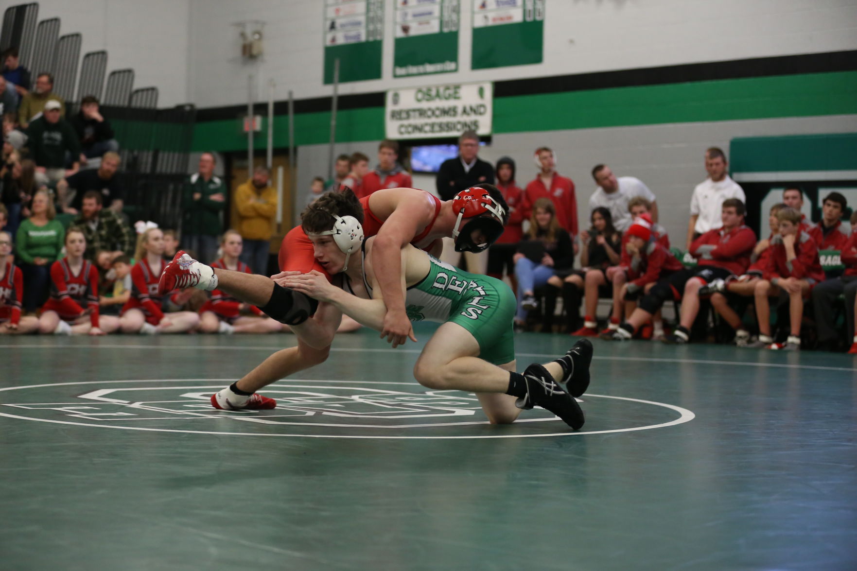 Osage, Forest City, Clarion and New Hampton wrestling, Dec. 22, 2017